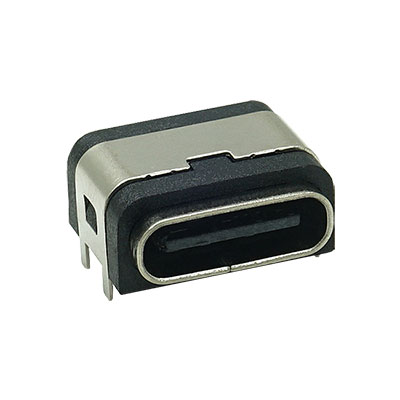 TYPE-C-6pin-貼板帶鉤防水(點(diǎn)膠款)
